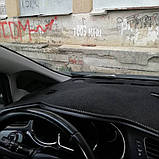 Накидка на панель приладів KIA Ceed 2 пок.JD  2013+ Чохол на торпеду авто КІА, фото 3
