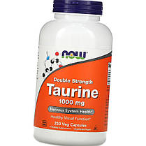 Таурин амінокислота NOW Taurine 1000 mg 250 капс, фото 4