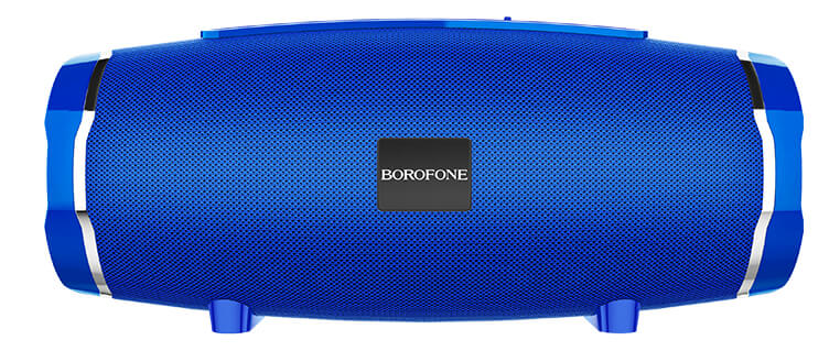 Портативна блютуз колонка BOROFONE Rich sound IPX5 BR3 |AUX, SD-card, Bluetooth, USB, FM-Radio| Синій, фото 1