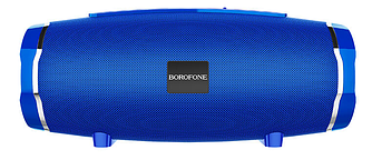 Портативна блютуз колонка BOROFONE Rich sound IPX5 BR3 |AUX, SD-card, Bluetooth, USB, FM-Radio| Синій