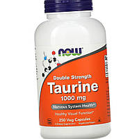 Таурин NOW Taurine 1000 мг 250 капсул