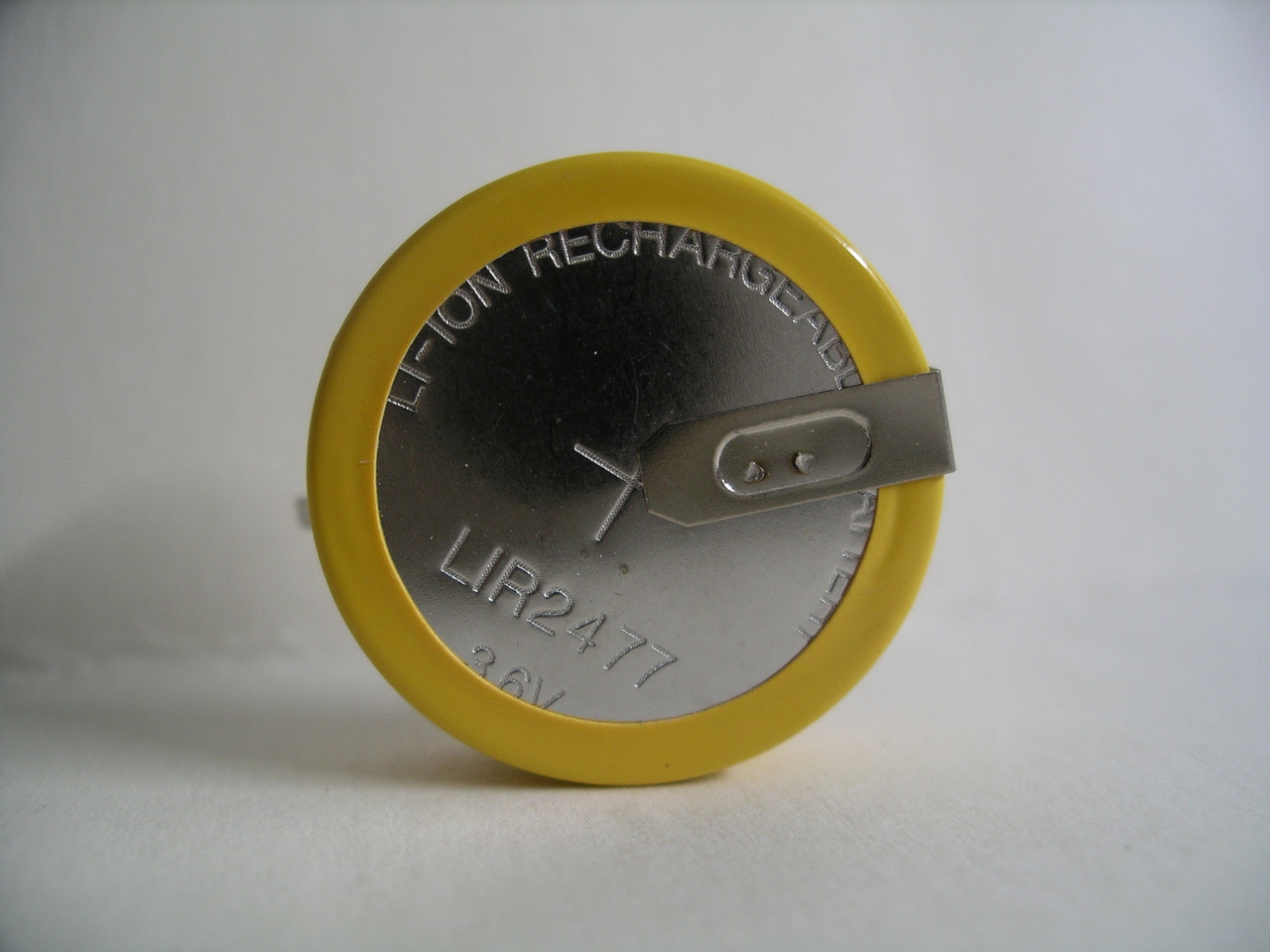 Акумулятор LIR 2477 літієвий 3.6 V з виведеннями