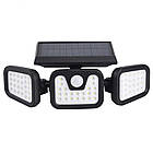 Потрійний настінний ліхтар FL-1725a з датчиком руху і сонячною батареєю Лучшая цена, фото 6