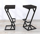 Барний стілець BS-2 LD Венге Луїзіана. Стільці барні для дому. Табурет високий для барної стійки