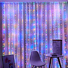 Гірлянда штора 2х2 м USB пульт ДУ 8 функцій 8 ліній 160 LED CURTAIN - 160 M2 Мікс Лучшая цена, фото 3