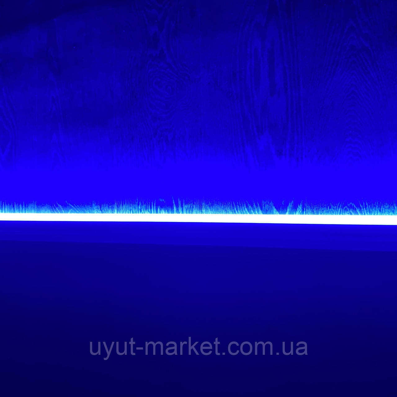 Світлодіодна лампа 8 Вт 600 мм Т8 G13 синя, одностороннє під'єднання, фото 1