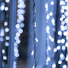 Світлодіодна гірлянда водоспад Xmas 240-W LED 3 м х 2 м Біла Лучшая цена, фото 2