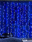 Гірлянда Xmas водоспад 2х2 м 160 Led B-9 Синя на мідному дроті з з'єднувачем Лучшая цена, фото 5