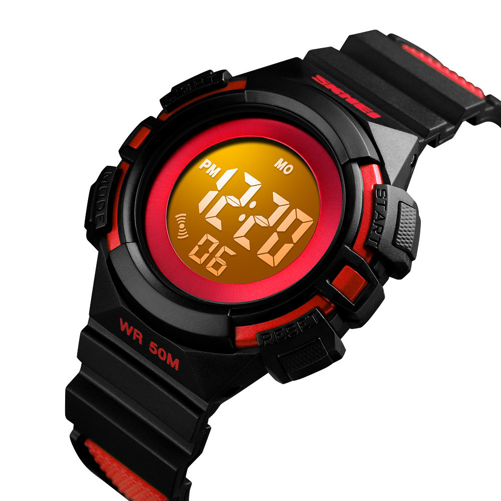 Детские наручные часы Skmei 1485 (Красные с черным) - фото 4 - id-p1563604529