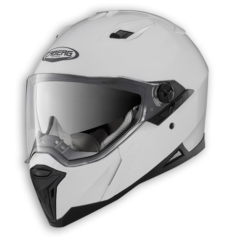 МОТОШОЛОМ ЗАКРИТИЙ CABERG STUNT BLADE КОЛІР БІЛИЙ
