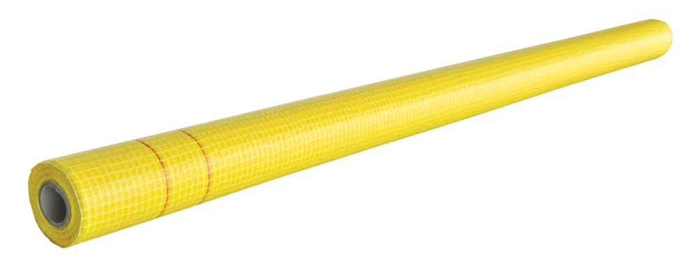 Плівка гідроізоляційна підпокрівельна з мікроперфорацією армована сіткою (жовта) 1,5м х 50м (10-986-1), фото 1