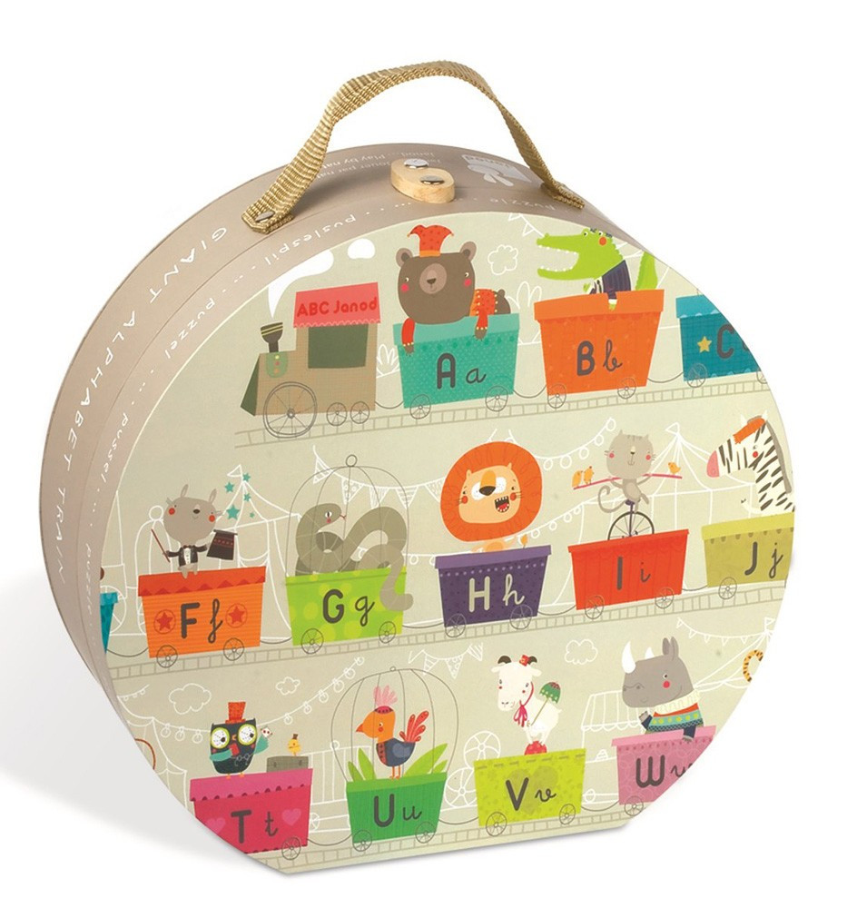 Janod — Пазл — алфавіт "Потяг"