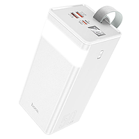 Повербанк повербанк с фонарем 50000mAh HOCO J86A | 2USB/Type-C, PD/QC, 5A/22.5W| Белый