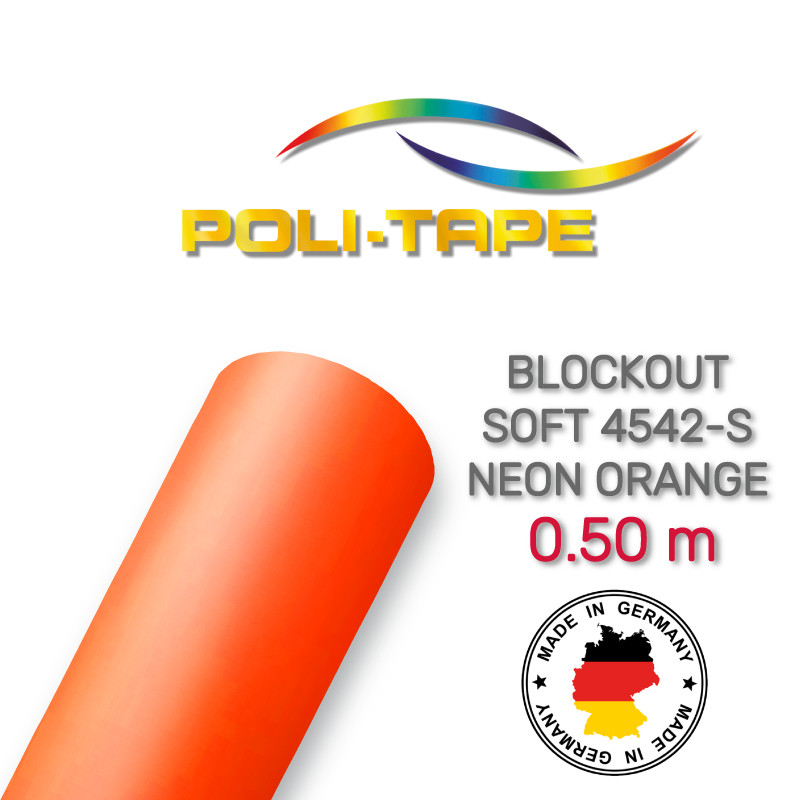 Poli-Flex Blockout Soft 4542-S Neon Orange, фото 1