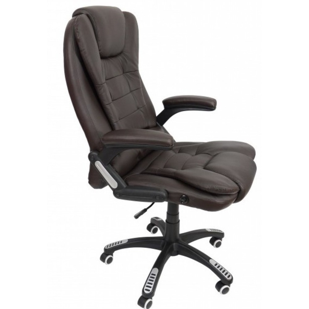 Крісло офісне Bonro О-8025. Колір коричневий.