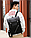 Стильний чоловічий рюкзак чорний кожзам ( код: R663 ), фото 6