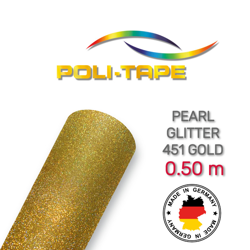 Poli-Flex Pearl Glitter 451 Gold, фото 1