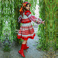 Національний костюм "МарциПані" (літо) оранж 140