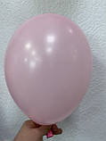 Латексна кулька пастель світло-рожевий 10" / 57/ 26см Pink Gemar, фото 2