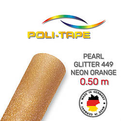 Poli-Flex Pearl Glitter 449 Neon Orange