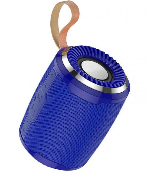 Портативна блютуз колонка HOCO Cool IPX5 BS39 |AUX, SD-card, Bluetooth, USB, FM-Radio| Синій