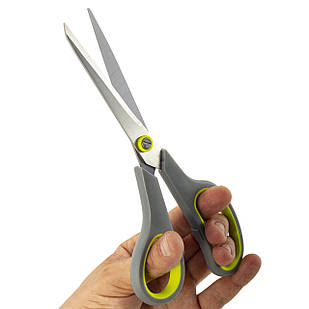 Ножиці Kamille універсальні 21.5 см із нержавіючої сталі з пластиковими ручками KM-5182