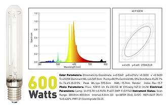 Фітолампа ДНАТ Lumaxpro 600W Garden HighPro