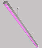 Лінійний алюмінієвий фіто LED світильник 100 W 2000x42x43мм, фото 5