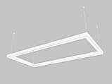 Лінійний світильник 180W прямокутник білий 1240 x640м, фото 6