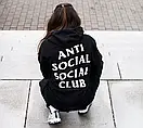 Жіноча стильна толстовка anti social social club | худі assc, фото 3