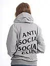 Жіноча толстовка з логотипом anti social social club | кежуал худі assc, фото 4
