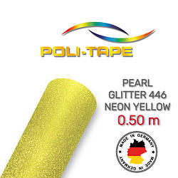 Poli-Flex Pearl Glitter 446 Neon Yellow