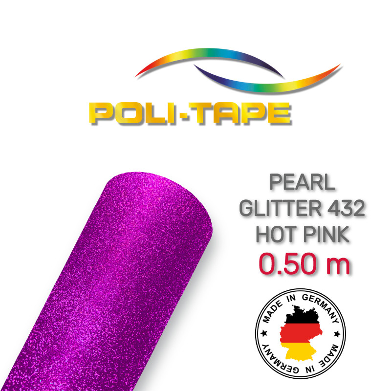 Poli-Flex Pearl Glitter 432 Hot Pink