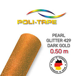 Poli-Flex Pearl Glitter 429 Dark Gold