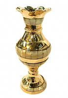 Ваза Shell жовтий метал Арт.26029