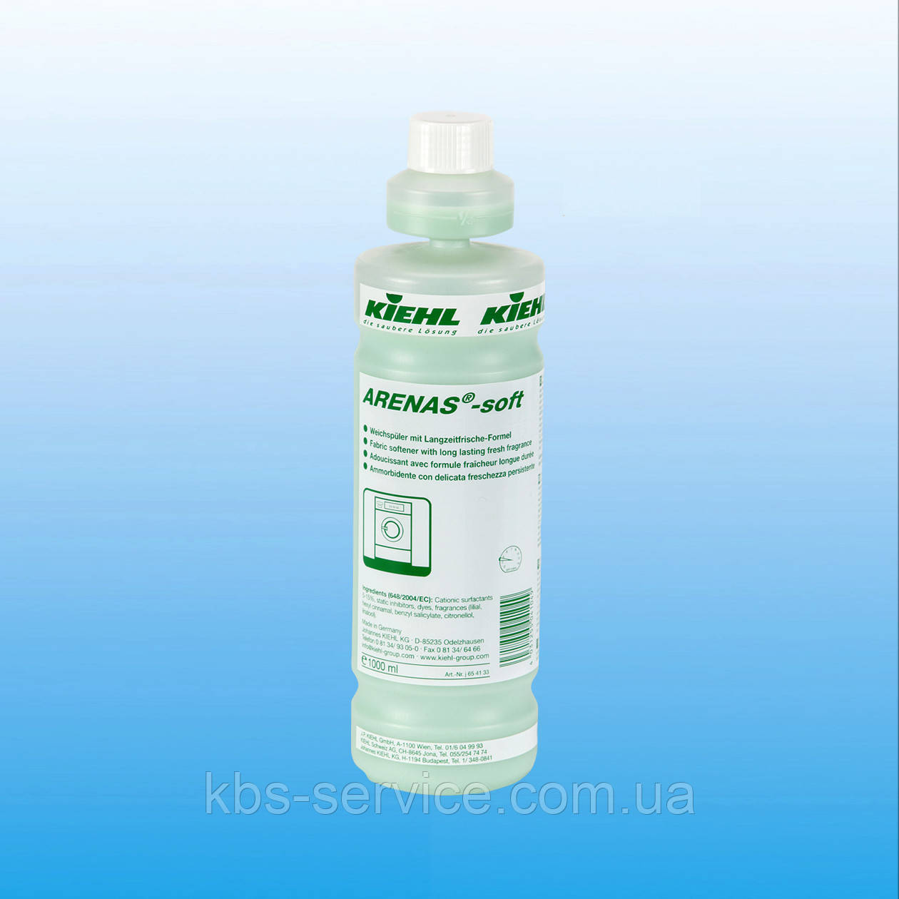 Кондиціонер з тривалим запахом свіжості що не містить фосфати ARENAS®-soft, 1 л, Kiehl