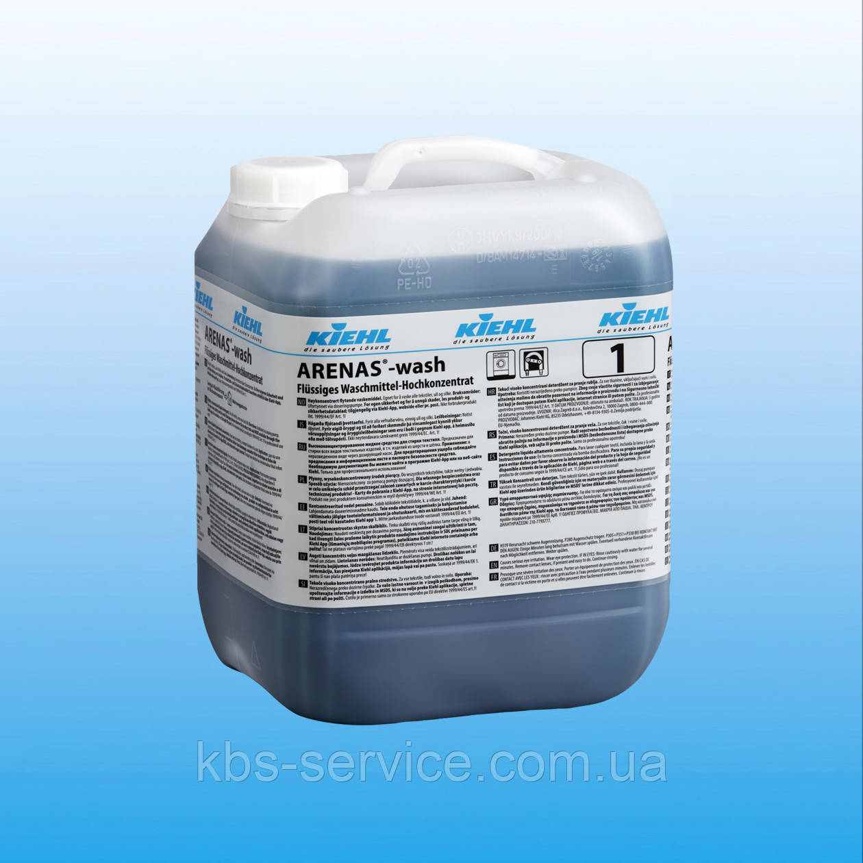 Висококонцентрований рідкий засіб для прання текстилю ARENAS®-wash, 10 л, Kiehl