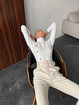 Гольф Весна жіночий теплий теплий з плюшевого трикотажу плюша з гудзиками Ssf990, фото 5