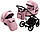 Дитяча універсальна коляска 2 в 1 Adamex Porto Light Tip TK-24, фото 8