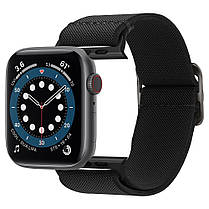 Нейлоновий ремінець Spigen для Apple Watch серії SE / 6 / 5 / 4 (42/44mm) - Band Lite Fit, Black, фото 6