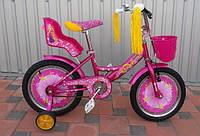 Велосипед детский Girls 18 дюймов. розовый