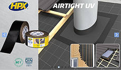 US9025 HPX AIRTIGHT UV — 90 мм х 25 м — стрічка для примикань і стиків зовні приміщень