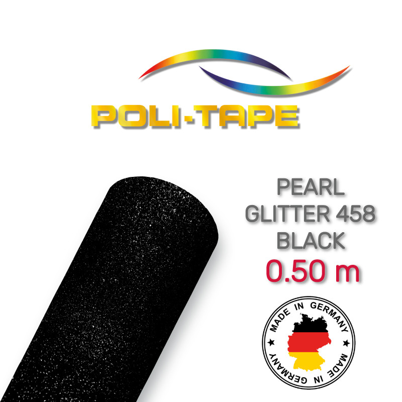 Poli-Flex Pearl Glitter 458 Black