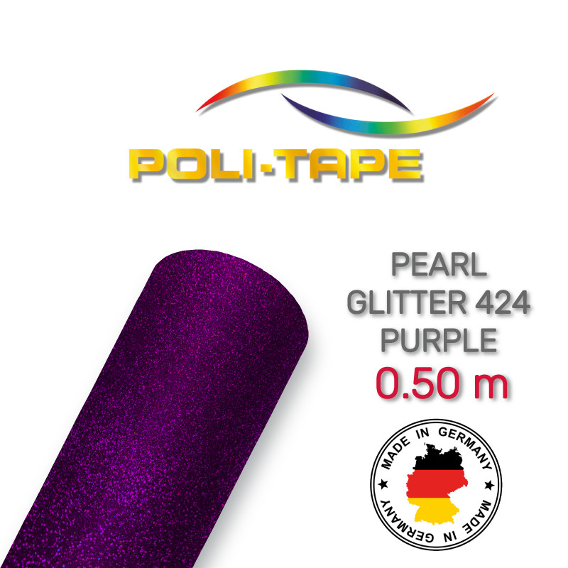 Poli-Flex Pearl Glitter 424 Purple, фото 1