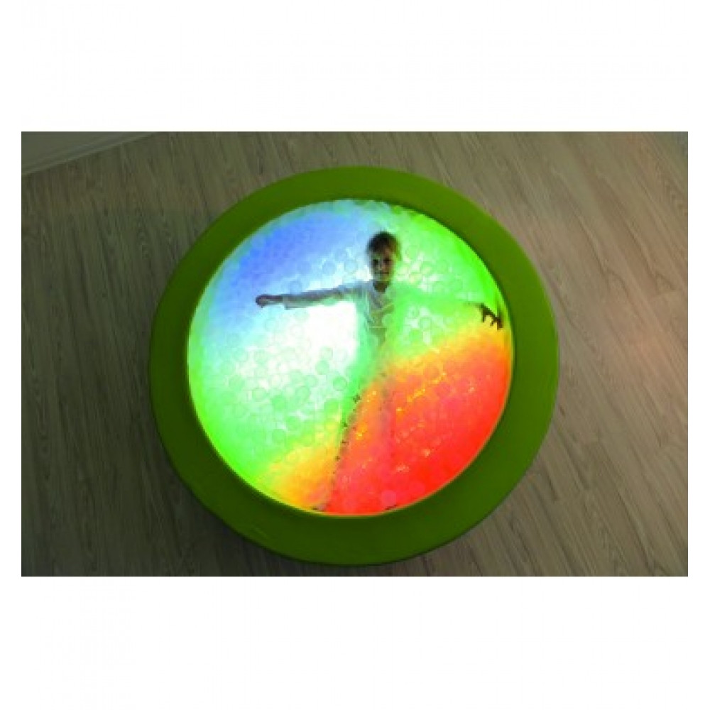 Сухой бассейн с подсветкой круглый 150х40 см, без шариков кожзам Разноцветный (TM Tia-sport) - фото 2 - id-p1563739849