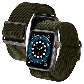 Нейлоновий ремінець Spigen для Apple Watch серії SE / 6 / 5 / 4 (42/44mm) - Band Lite Fit, Khaki