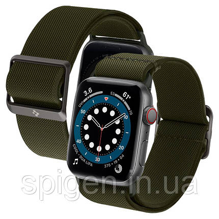 Нейлоновий ремінець Spigen для Apple Watch серії SE / 6 / 5 / 4 (42/44mm) - Band Lite Fit, Khaki, фото 1