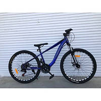 Спортивный велосипед TopRider-550 "27,5д Шимано Диск тормоза. Синий