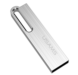 Металева USB Флешка для комп'ютера USAMS Aluminum Alloy High Speed 16GB US-ZB097 Сірий