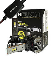Світлодіодні автолампи H1 55W Kelvin 8000Lm 6000K для головного світла з обманкою Гарантія